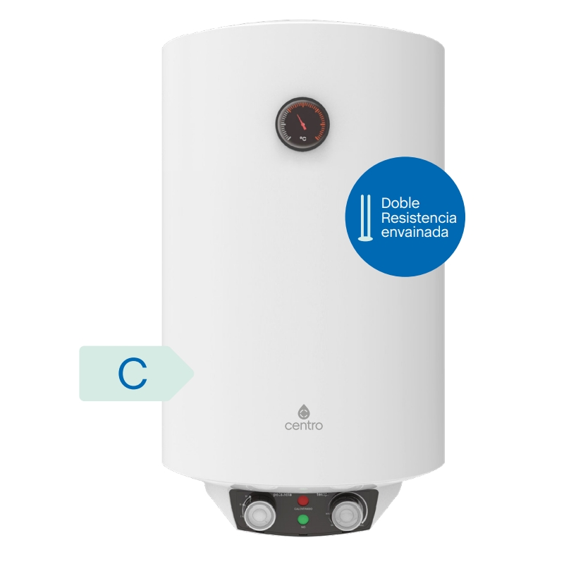 Termo eléctrico 50 litros Doble Resistencia