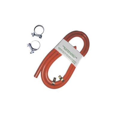 MANGUERA PARA GAS BUTANO 1,50 metros con abrazaderas