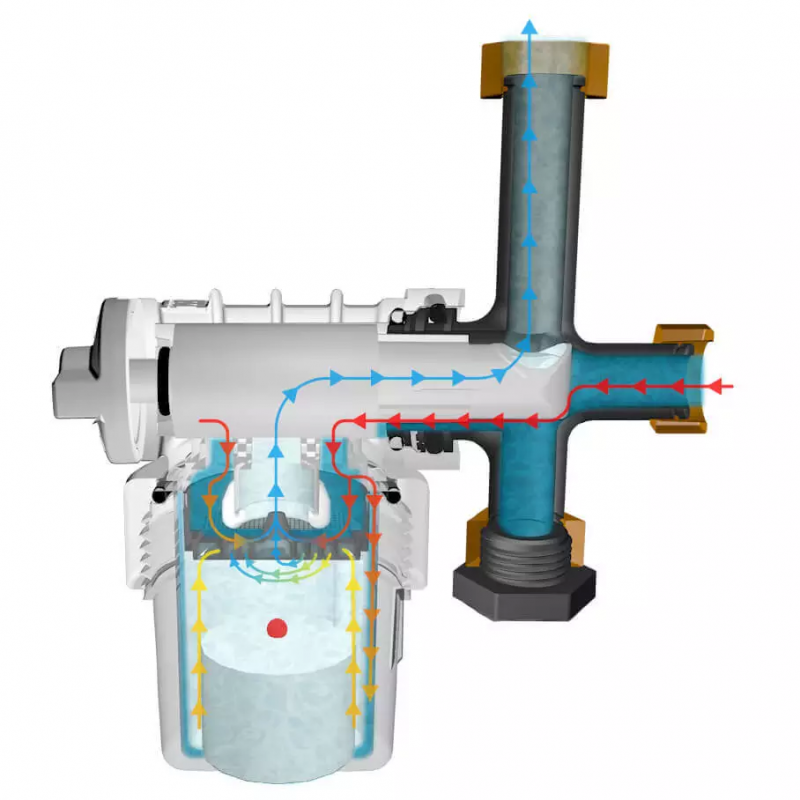 Filtro para Calentadores de agua electricos y de gas con polifosfatos