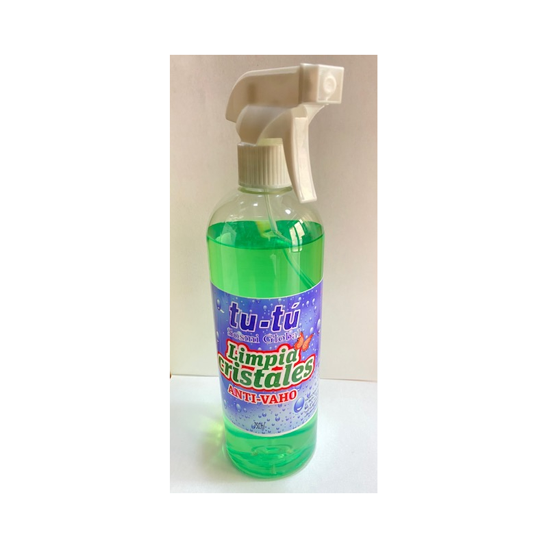 Limpia Cristales Anti Vaho 750 ML Pulverizador Verde